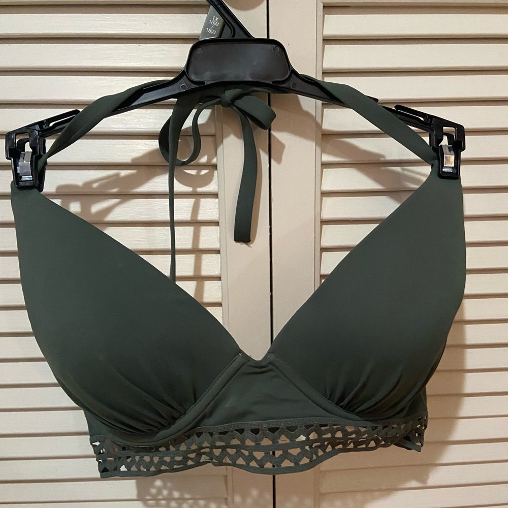 Gorgeous Green Bathing Suit Top.